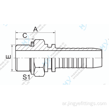 BSP MALE O-RING SEAL TITTINSS